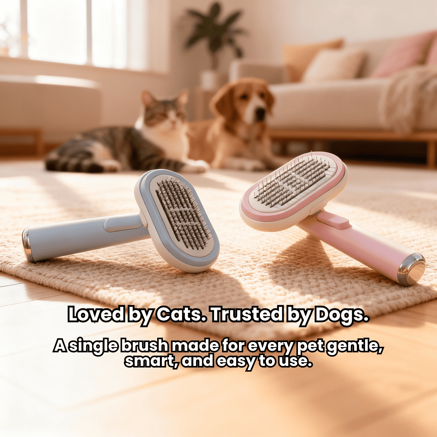 MASAPETS™ 5-in-1 Multi-Functional Pet Grooming Brush for Cats & Dogs