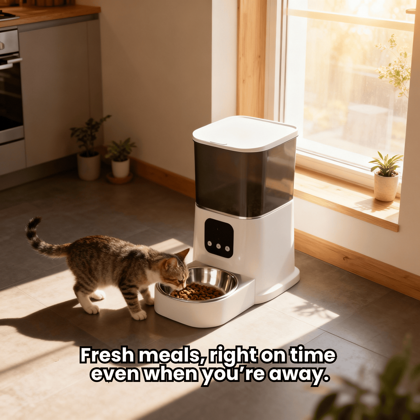 MASAPETS™ Smart Auto Feeder – App Control & Camera