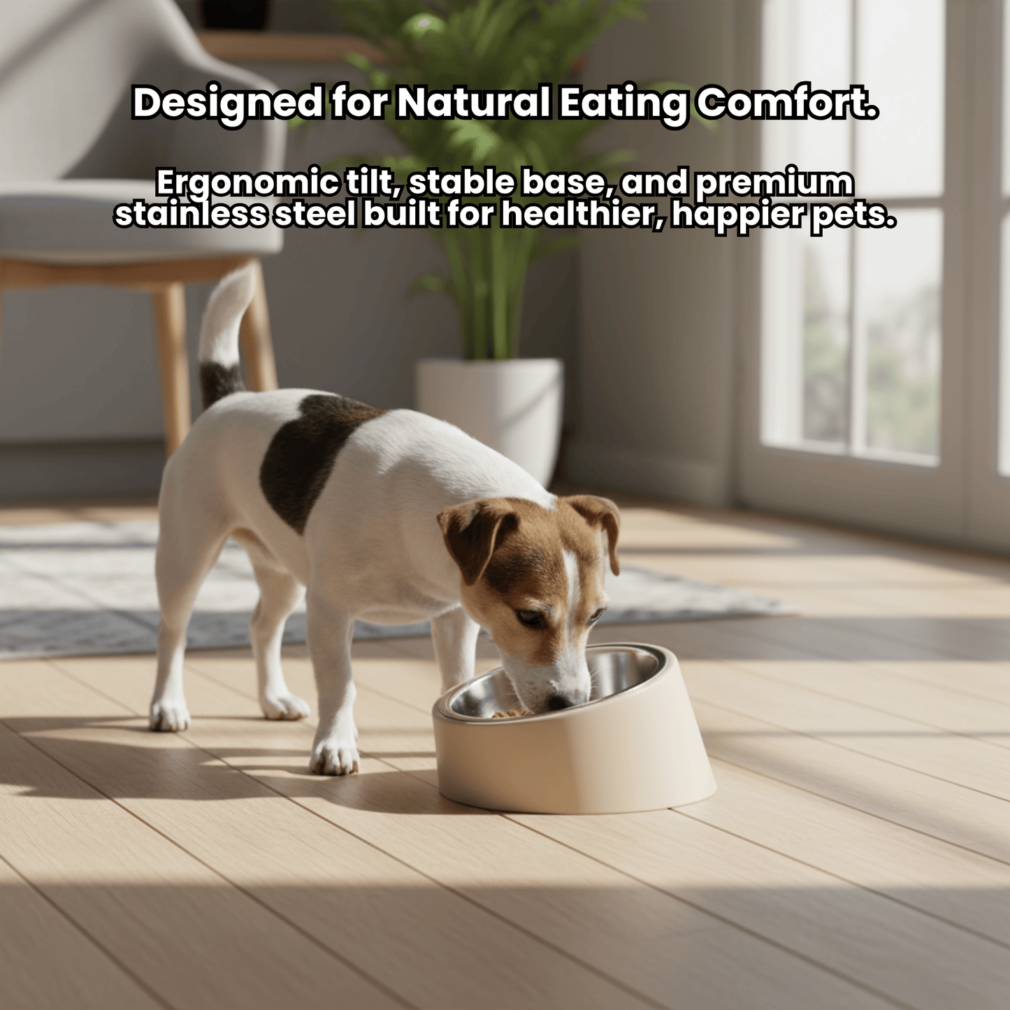 MASAPETS™ Inclined Stainless Steel Pet Bowl